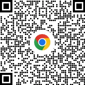 QR-код для завантаження вебпереглядача Chrome на мобільні пристрої
